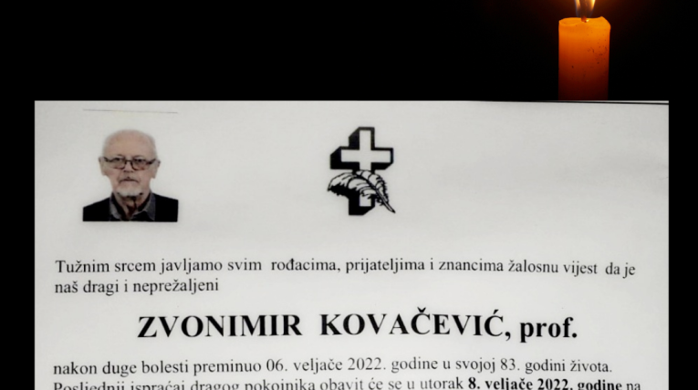 Zvonimir (Zvonko) Kovačević (1939. – 2022.)