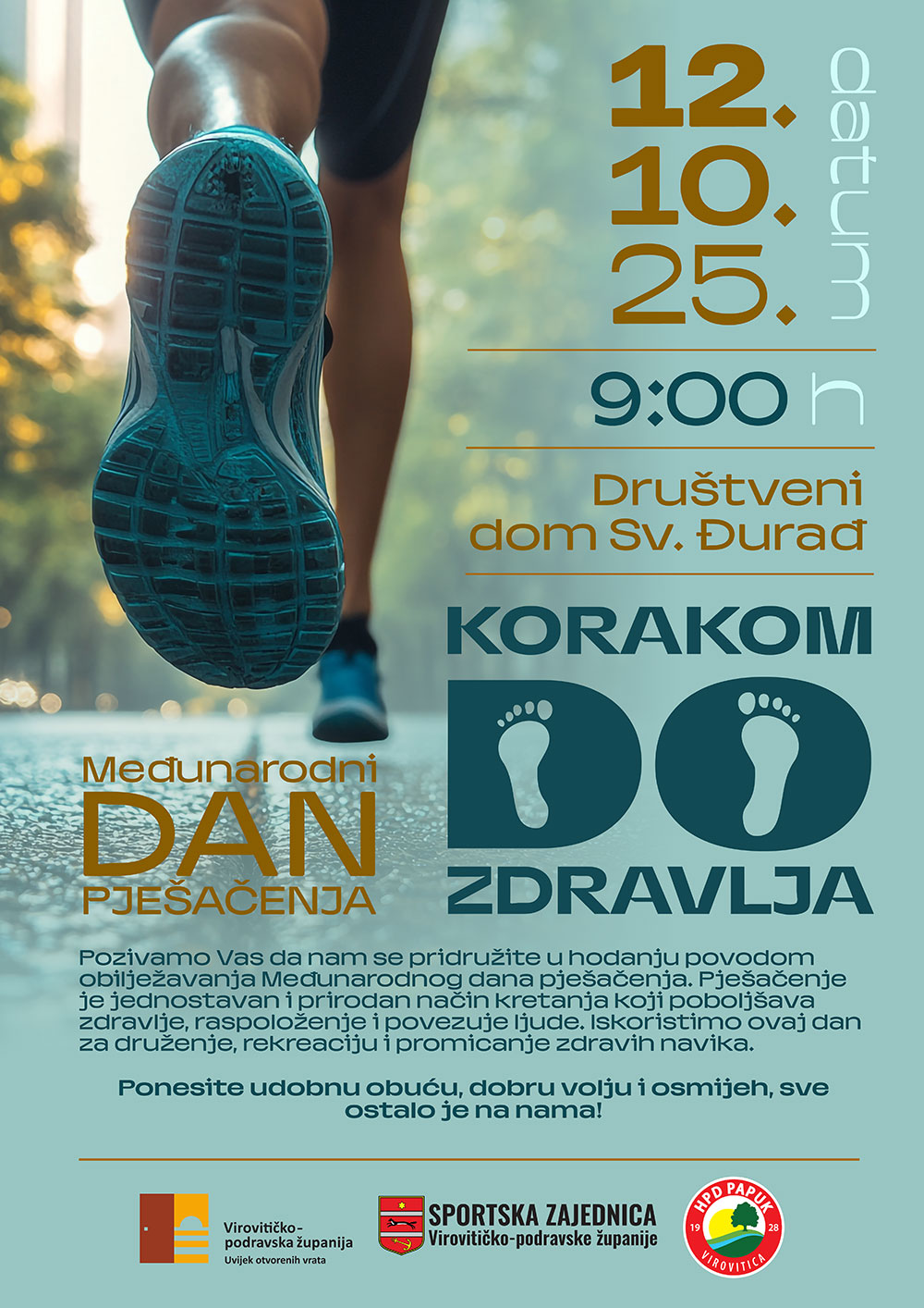 Korakom do zdravlja – obilježavanje Međunarodnog dana pješačenja u Sv. Đurađu